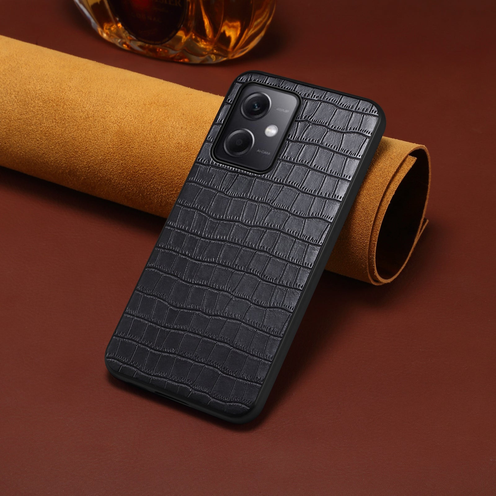 For Xiaomi Redmi Note 12 5G (China) / (India) / (Global) / Poco X5 5G Case Crocodile Textured Leather Hybrid Phone Cover For Xiaomi Redmi Note 12 5G (China) / (India) / (Global) / Poco X5 5G Case Crocodile Textured Leather Hybrid Phone Cover
